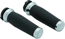 Load image into Gallery viewer, KUR5940-Kuryakyn Thresher Grips Dual Cable Chrome-Grips-Kuryakyn