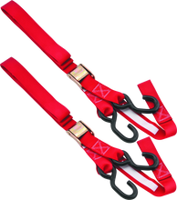 Load image into Gallery viewer, BKM100516-BikeMaster Tiedown 1-1/2 Integrated Softhook - Red-Cargo Tie-Downs-Bike Master