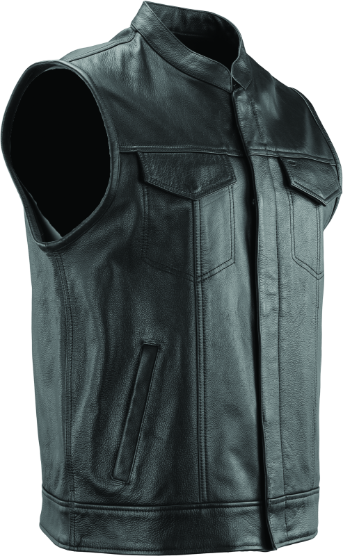 RIV094398-River Road Vandal Club Vest Black - Small-Vests-River Road