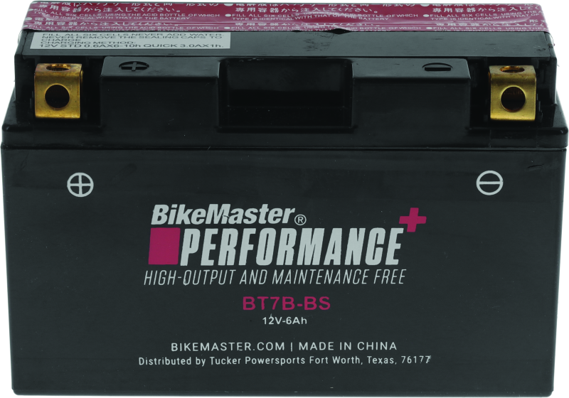BKM781312-BikeMaster BT7B-BS Battery-Batteries-Bike Master