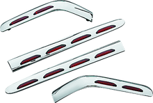 Load image into Gallery viewer, KUR3202-Kuryakyn L.E.D. Saddlebag Molding Set 4 Piece 01-10 GL1800 Chrome-Light Bars &amp; Cubes-Kuryakyn