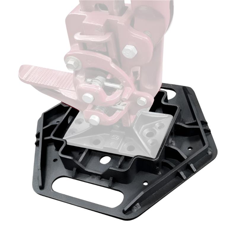 GORXG-RJ50040B-Go Rhino Xventure Gear El Gato Base Plate - Blk-Jacks-Go Rhino