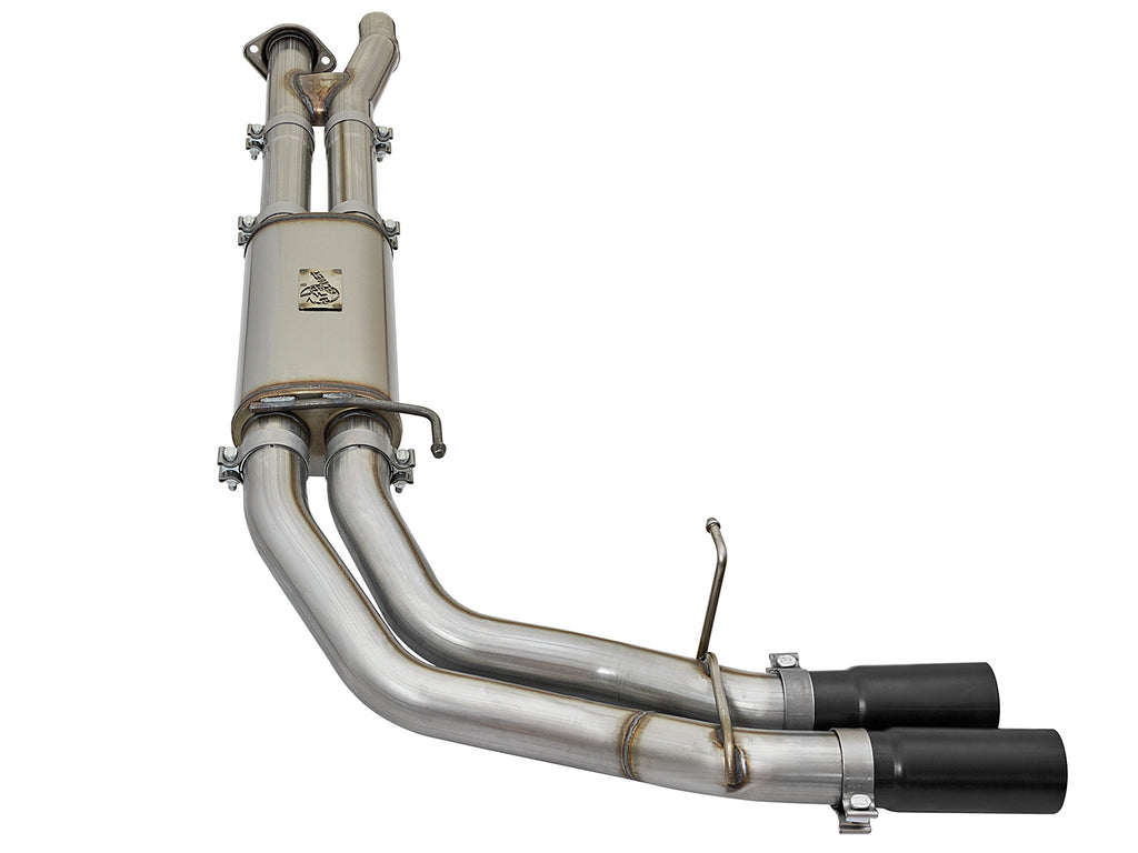 aFe aFe POWER Rebel Series 3in 409 SS Cat Back Exhaust w/ Black Tips 17 Ford F-150 Raptor V6-3.5L