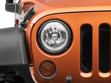 Load image into Gallery viewer, RAXJ121871-Raxiom 07-18 Jeep Wrangler JK LED Halo Headlights- Chrome Housing (Clear Lens)-Headlights-Raxiom
