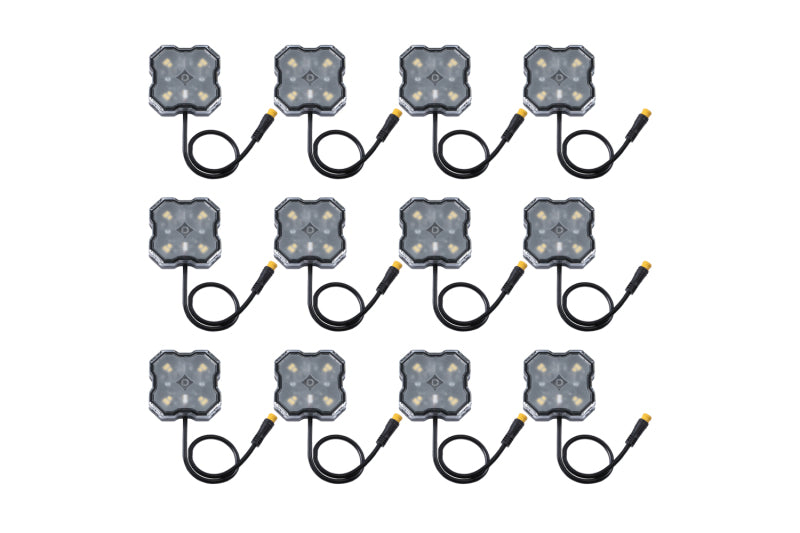 DIODD7746-Diode Dynamics Single-Color Rock Light Installer Kit (12-pack)-Light Accessories and Wiring-Diode Dynamics