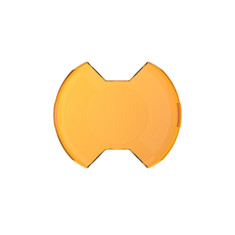KCL5122-KC HiLiTES SlimLite 6in Light Shield - Spread Beam - Amber-Light Covers and Guards-KC HiLiTES
