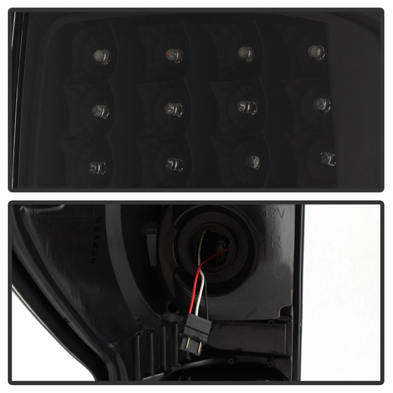 SPY5013200-Xtune Toyota Tundra 07-13 LED Tail Lights Black ALT-ON-TTU07-LED-BK-Tail Lights-SPYDER