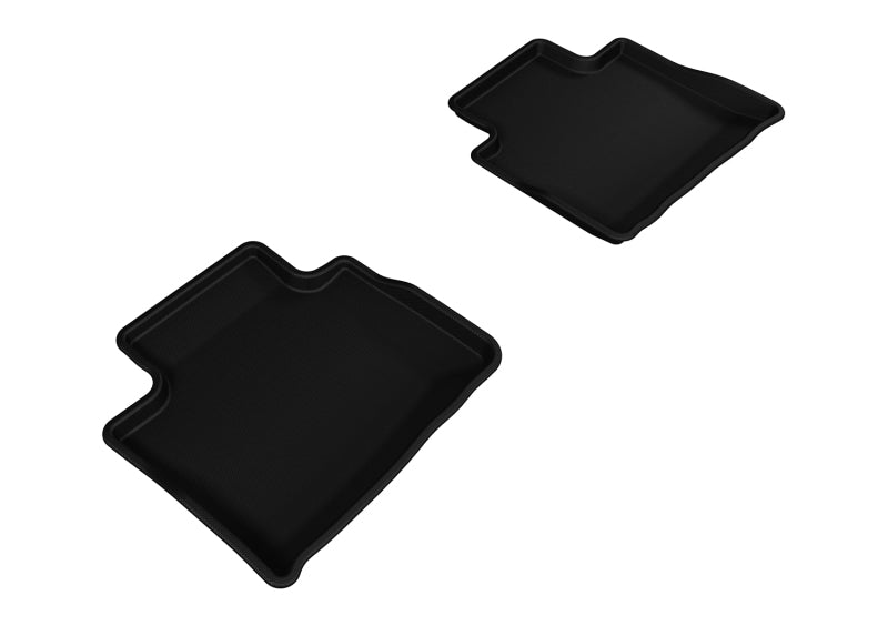 3D MAXpider 2014-2017 Chevrolet SS Kagu 2nd Row Floormats - Black-Floor Mats - Rubber-3D MAXpider