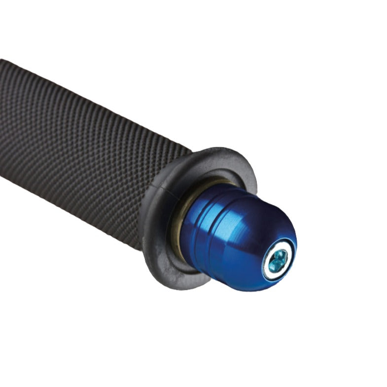 RENE188-Renthal End Plugs Grip - Blue-Handlebars-Renthal