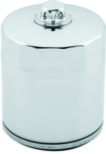 Load image into Gallery viewer, TWP603613-Twin Power Twin Cam and M8 Chrome Oil Filter With Nut Replaces H-D 63798-99 with Backflow Valve-Oil Filters-TwinPower