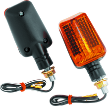 Load image into Gallery viewer, BKM268038-BikeMaster Universal Ministalk Marker Light - Black/Amber-Sidemarkers &amp; Indicators-Bike Master