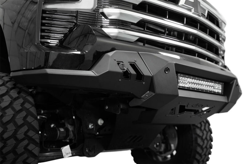 ADDF140300010103-ADD 2022+ Chevrolet Silverado 1500 Black Label Front Bumper-Bumpers - Steel-Addictive Desert Designs