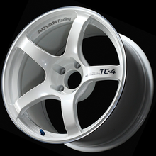 Load image into Gallery viewer, AVNYAD8H45DWMR-Advan TC4 18x8.5 +45 5x100 Racing White Metallic and Ring Wheel-Wheels - Cast-Advan