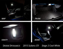Load image into Gallery viewer, DIODD0263-Diode Dynamics 15-19 Subaru WRX Interior Light Kit Stage 2 - Blue-Bulbs-Diode Dynamics
