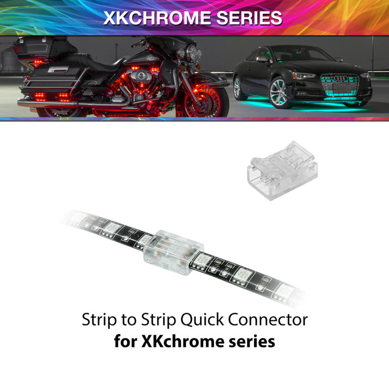 XKGXK-4P-CNT-SS-XK Glow 4 Pin Quick Connector- Strip to Strip XKchrome-Light Accessories and Wiring-XKGLOW