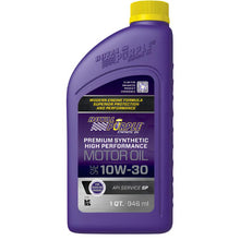 Load image into Gallery viewer, RLP06130-Royal Purple Premium Synthetic High Performance Multi-Grade 10W-30 Motor Oil - 1 Quart-Motor Oils-Royal Purple