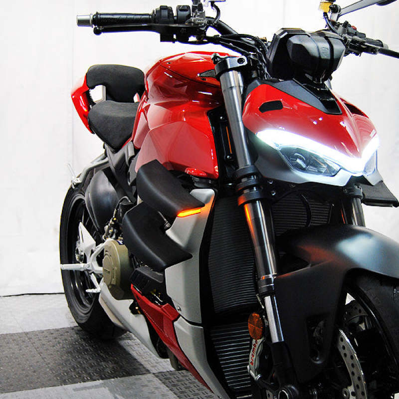 NEWSF-FB-New Rage Cycles 22+ Ducati Streetfighter V4/ 2020 V2 Front Turn Signals-Lights Corner-New Rage Cycles