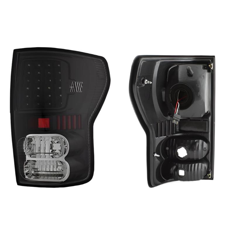 SPY5013200-Xtune Toyota Tundra 07-13 LED Tail Lights Black ALT-ON-TTU07-LED-BK-Tail Lights-SPYDER