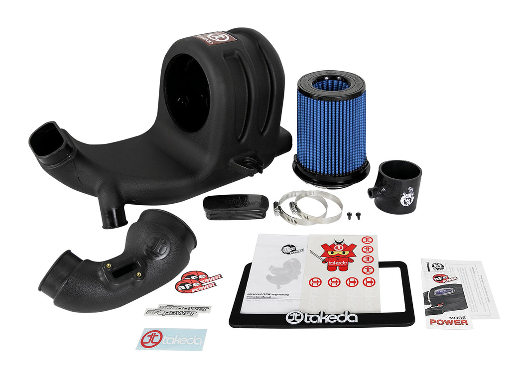 aFe aFe Takeda Momentum Pro 5R Cold Air Intake System 15-18 Honda Fit I4-1.5L