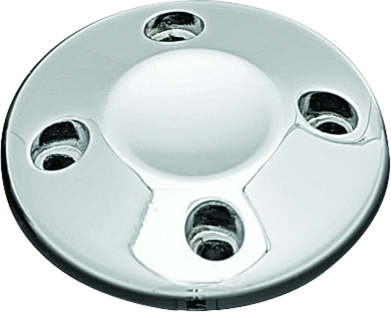 KUR6244-Kuryakyn ISO Grip End Cap Chrome (Ea)-Grips-Kuryakyn