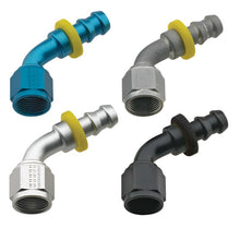 Load image into Gallery viewer, FRA206006-BL-Fragola -6AN Push-Lite End 60 Degree - Black-Fittings-Fragola