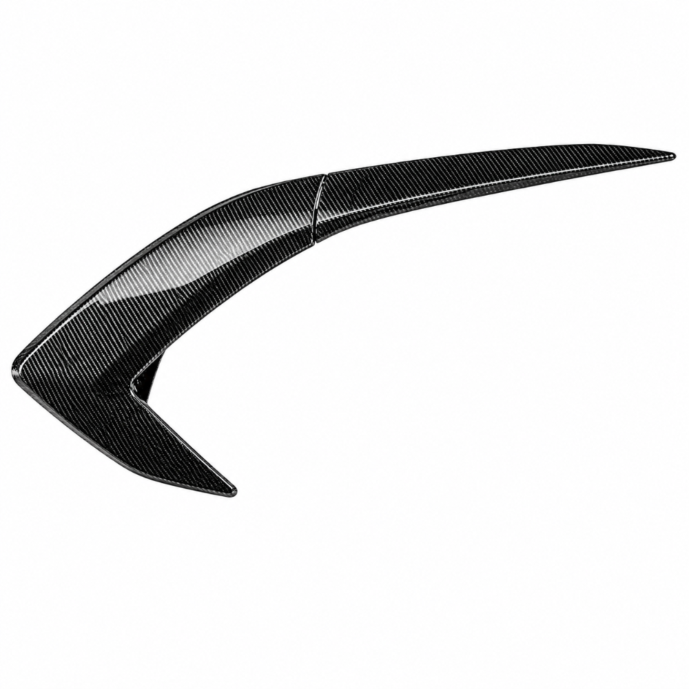 C8 Corvette carbon fiber door boomerangs by Nowicki Autosport