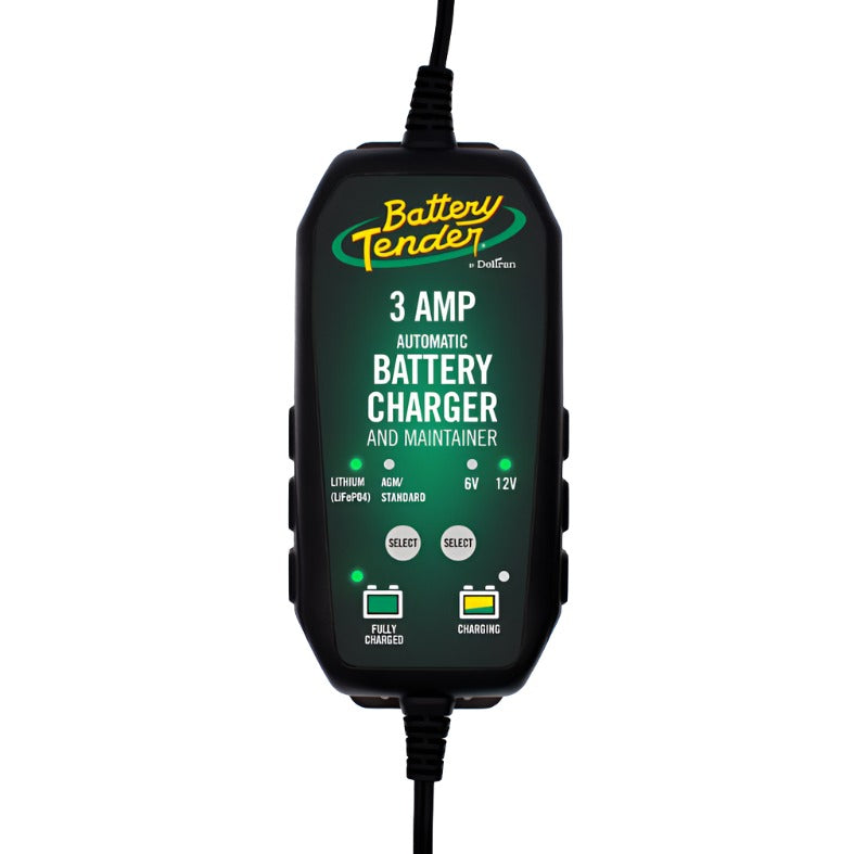 Battery Tender 6V/12V 3AMP Selectable Battery Charger-Battery Chargers-Battery Tender