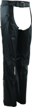 Load image into Gallery viewer, RIV094425-River Road Plains Leather Chaps Black Womens - Small-Pants-River Road