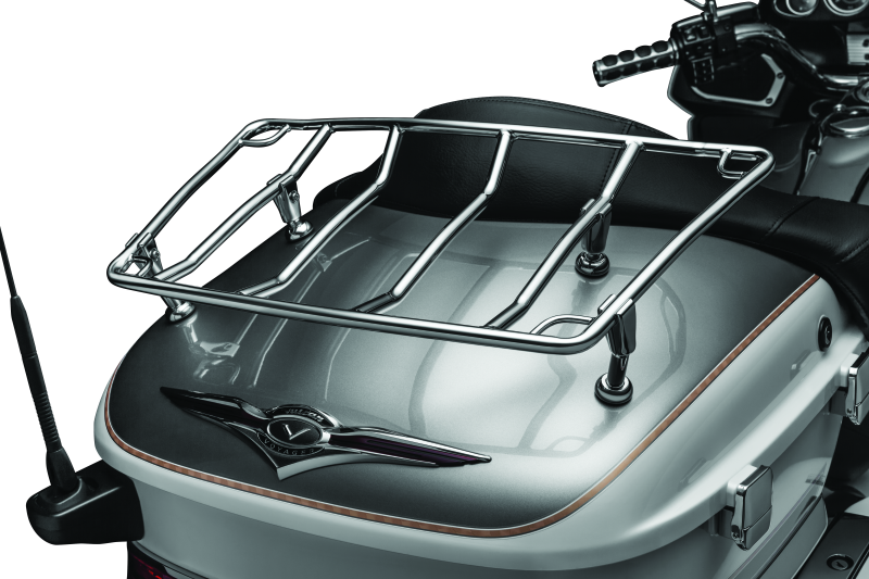 KUR7159-Kuryakyn Multi-Rack Adjustable Trunk Luggage Rack Chrome-Cargo Organization-Kuryakyn