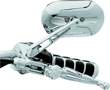 Load image into Gallery viewer, KUR1430-Kuryakyn Magnum Mirrors Large Flat Glass Chrome-Rear View Mirrors-Kuryakyn