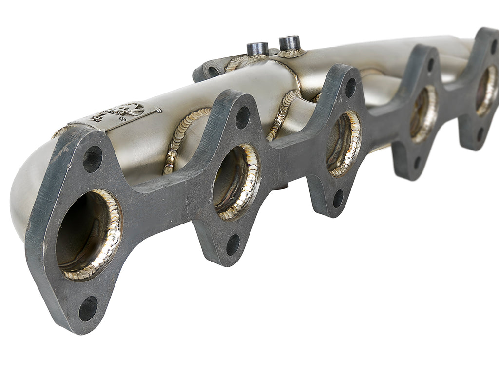 aFe aFe Twisted Steel Header Turbo Manifold (T3) 98.5-02 Dodge Diesel Trucks L6 5.9L (td)