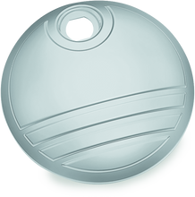Load image into Gallery viewer, KUR6968-Kuryakyn Tri-Line Fuel Door Chrome-Fuel Caps-Kuryakyn