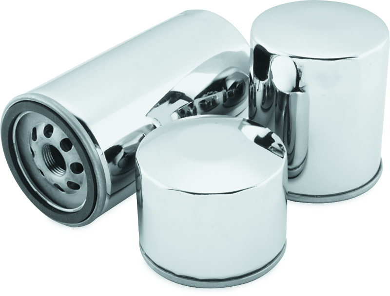TWP603600-Twin Power Twin Cam and M8 Chrome Magnetic Oil Filter Replaces H-D 63798-99 with Backflow Valve-Oil Filters-TwinPower