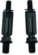 Load image into Gallery viewer, KUR1892-Kuryakyn Raised Mirror Mnt Adapters Gloss Black-Rear View Mirrors-Kuryakyn
