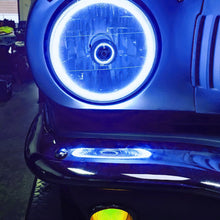 Load image into Gallery viewer, Oracle Pre-Installed Lights 7 IN. Sealed Beam - Blue Halo-Headlights-ORACLE Lighting