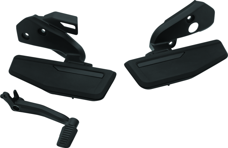 KUR3283-Kuryakyn Omni Driver Floorboard Kit For GL1800 with DCT Satin Black-Footpegs-Kuryakyn