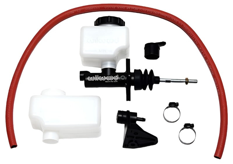 WIL260-13620-Wilwood Short Remote M/C Kit 13/16in Bore 3/8in-24 Banjo Outlet-Brake Master Cylinder-Wilwood