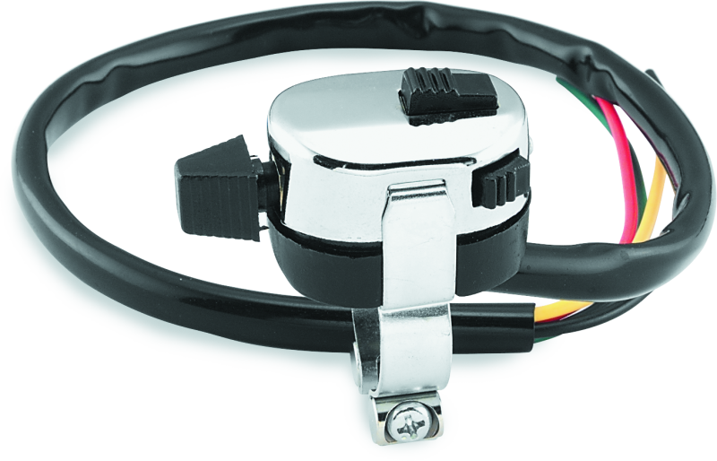 TWP492718-Twin Power Custom Handlebar Switch Universal Horn/Lights-Switch Panels-TwinPower