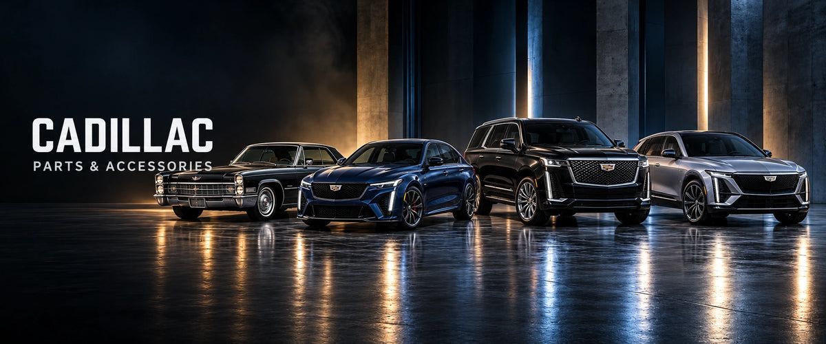 Cadillac parts and accessories collection banner