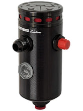 Load image into Gallery viewer, Billet can with -12AN inlets and super check valve detail