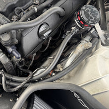 Load image into Gallery viewer, Billet can with -12AN inlets and super check valve detail