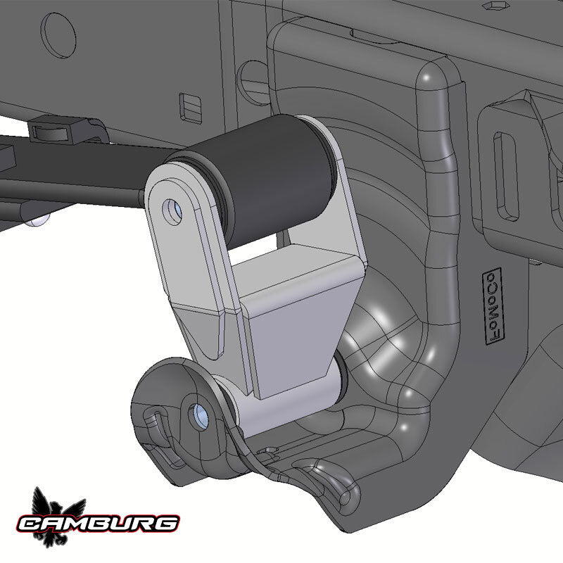 Camburg 10-14 Ford Raptor /04-14 F-150 MIG Shackles (stock length) - Camburg CMBCAM-120017