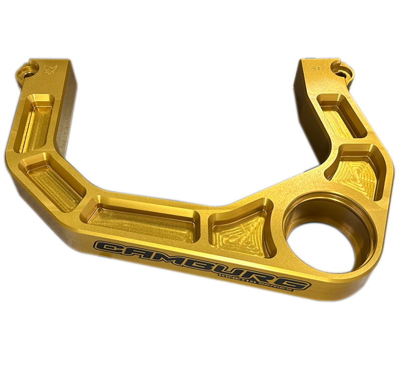 Camburg Toyota Tacoma 05-23 / 4-Runner 03-23 / FJ 07-14 KINETIK V2 Billet Uniball Upper Arms (Gol - Camburg CMBCAM-310184-GLD