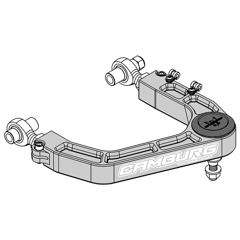 Camburg Toyota Tundra 2WD/4WD 07-21 KINETIK V2 Performance Billet Uniball Upper Arms - Camburg CMBCAM-310187-GRY