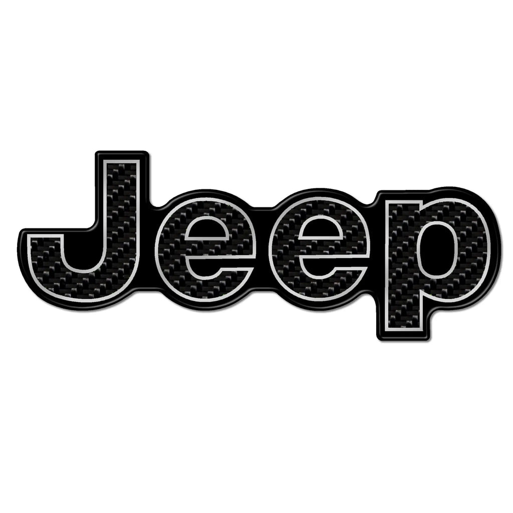 Carbon Fiber Jeep Trunk Badge - Black Ops Auto Works