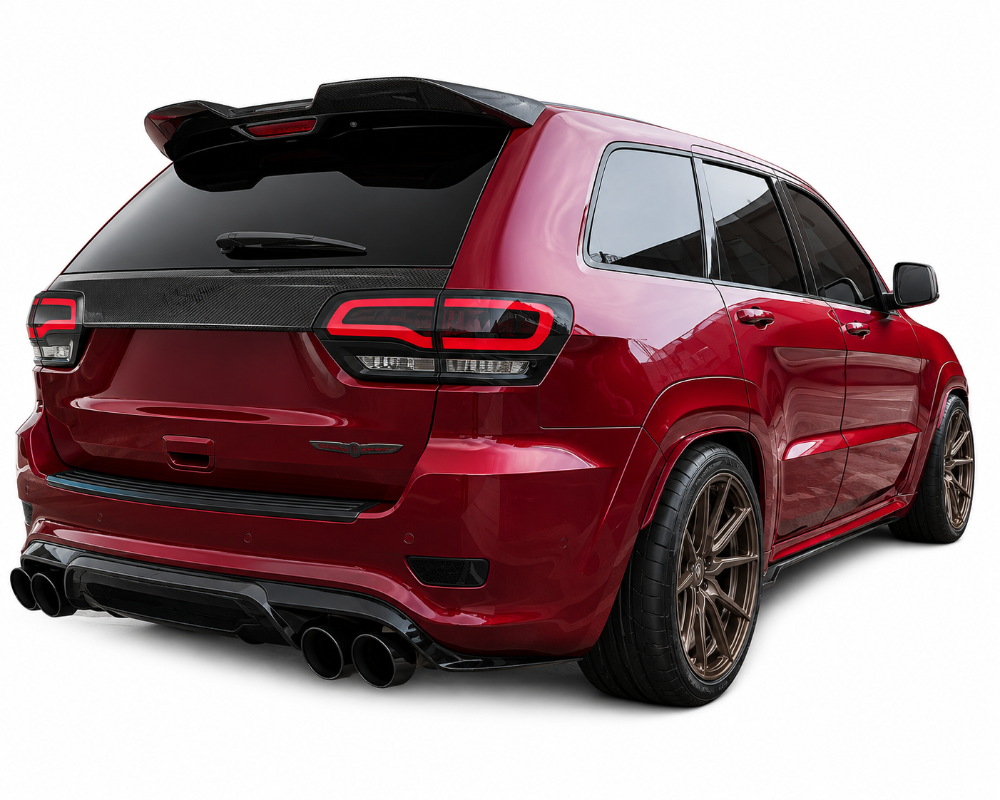 Carbon fiber rear hatch for Jeep Grand Cherokee WK2 SRT and Trackhawk models