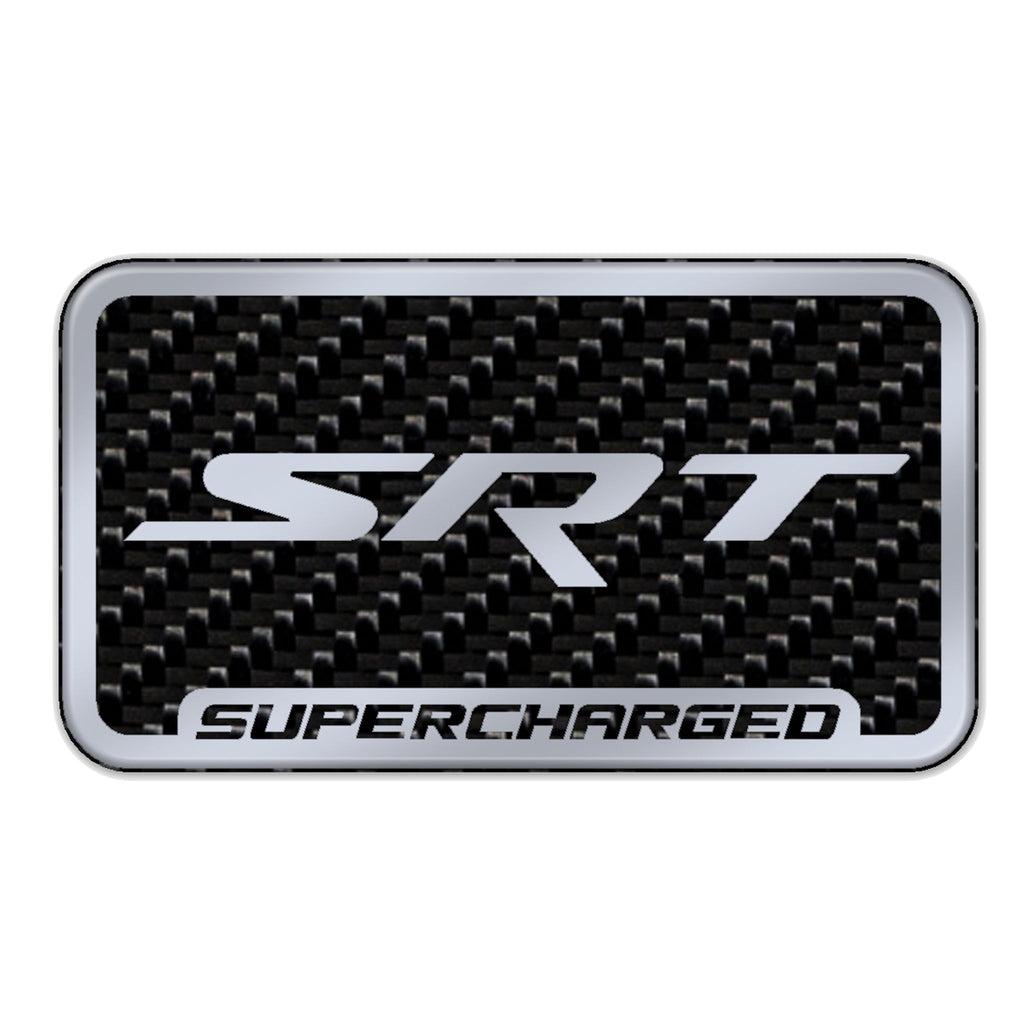 Carbon Fiber SRT Supercharger Badge - Black Ops Auto Works