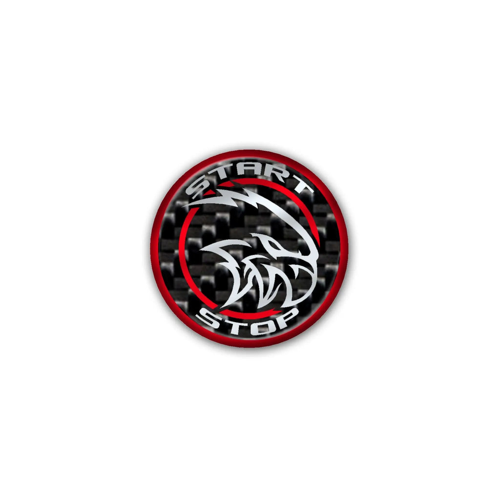 Carbon Fiber Trackhawk Start Button - Black Ops Auto Works