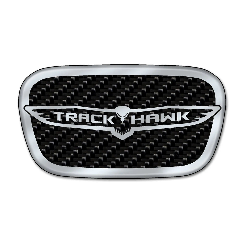 Carbon Fiber Trackhawk Steering Wheel Center Badge - Black Ops Auto Works