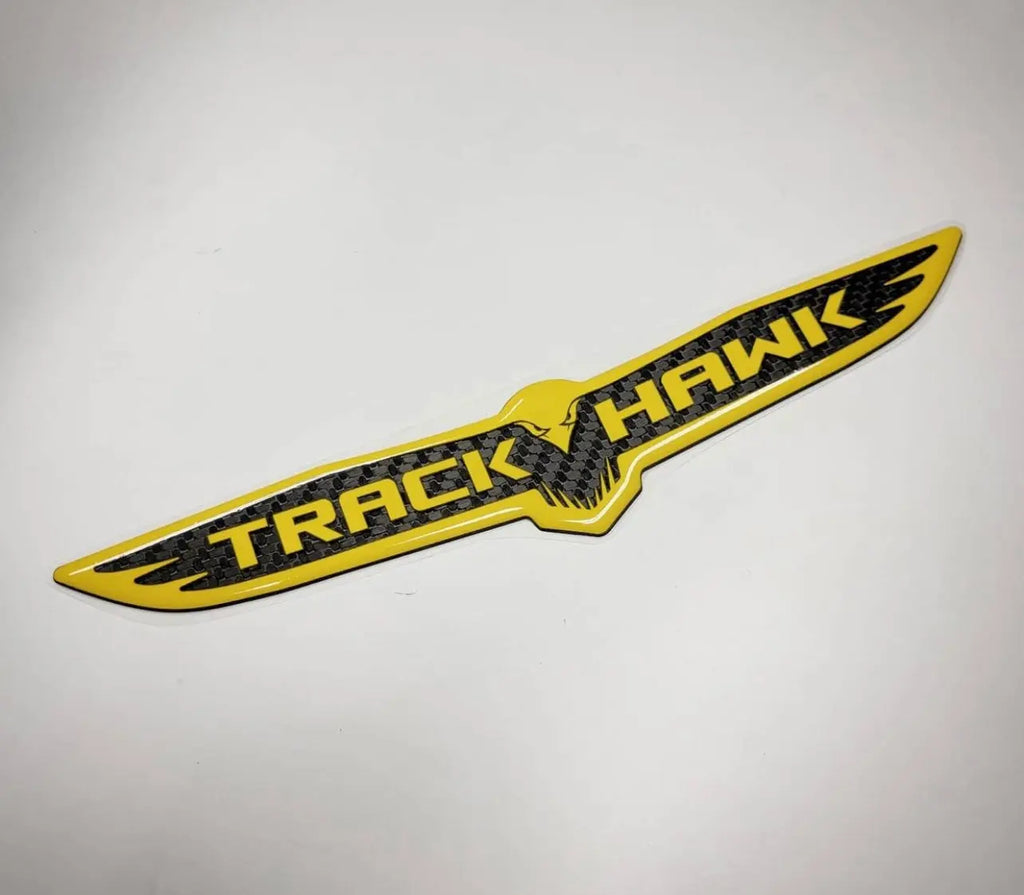Carbon Fiber Trackhawk Trunk Badge - Black Ops Auto Works